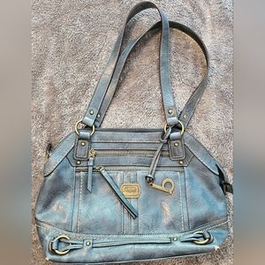 B.O.C. High Bridge Satchel Denim Blue